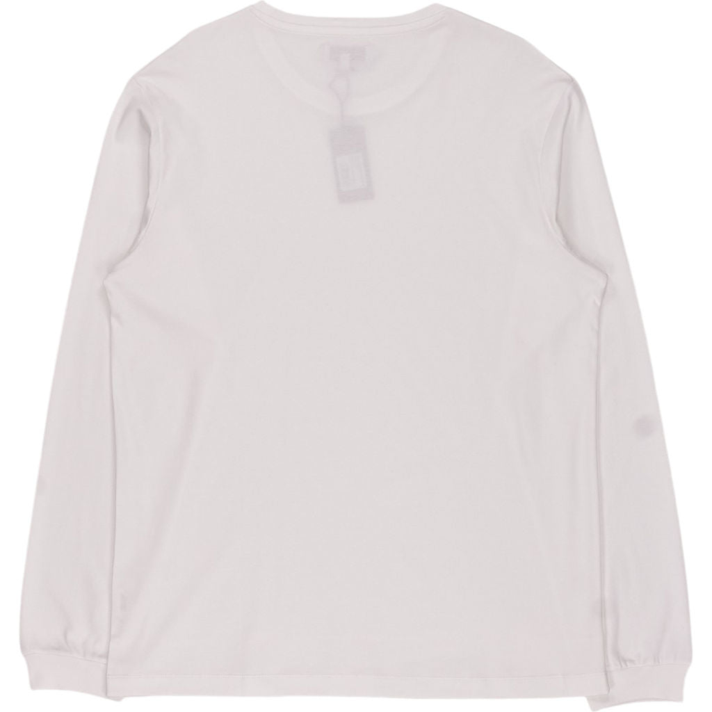 Hamilton + Hare White Relax T-shirt Long Sleeve