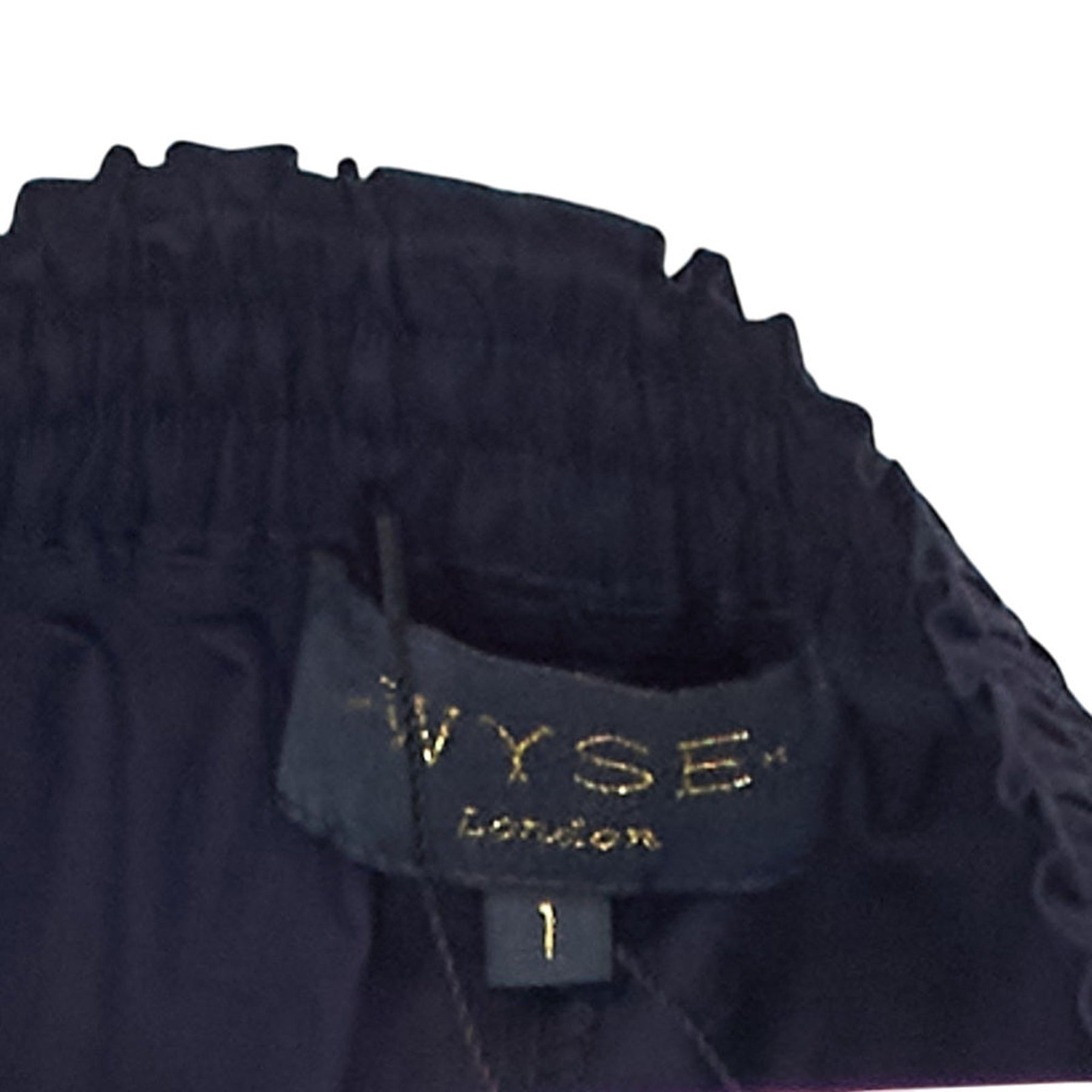 WYSE Navy Wide Leg Trousers 1