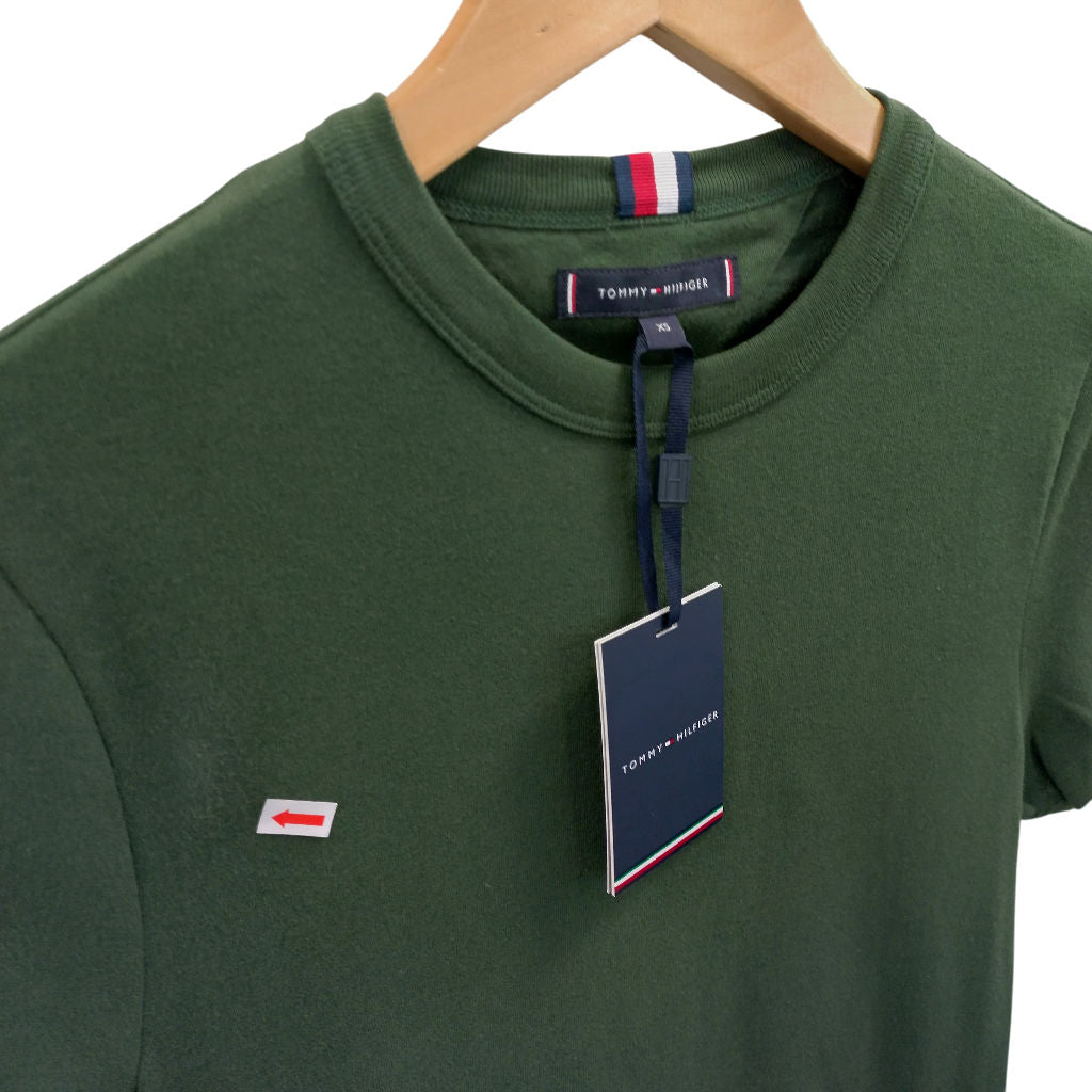 Tommy Hilfiger Green Cotton T-Shirt