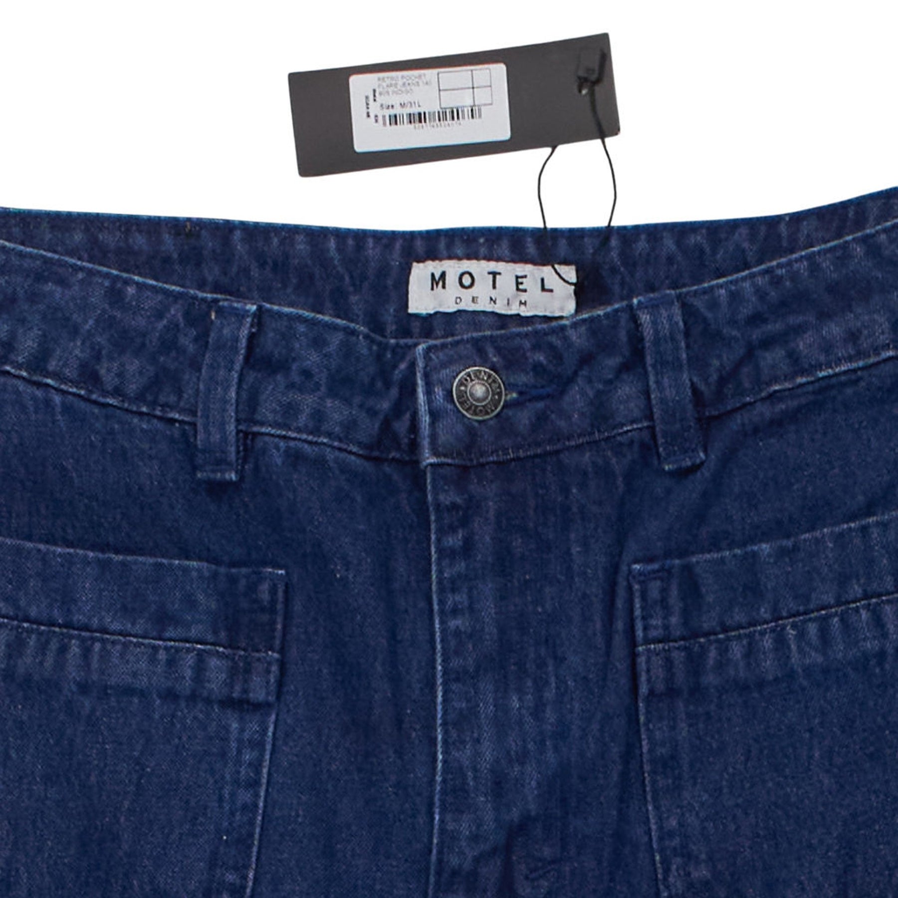 Motel Blue Cotton Denim Jeans