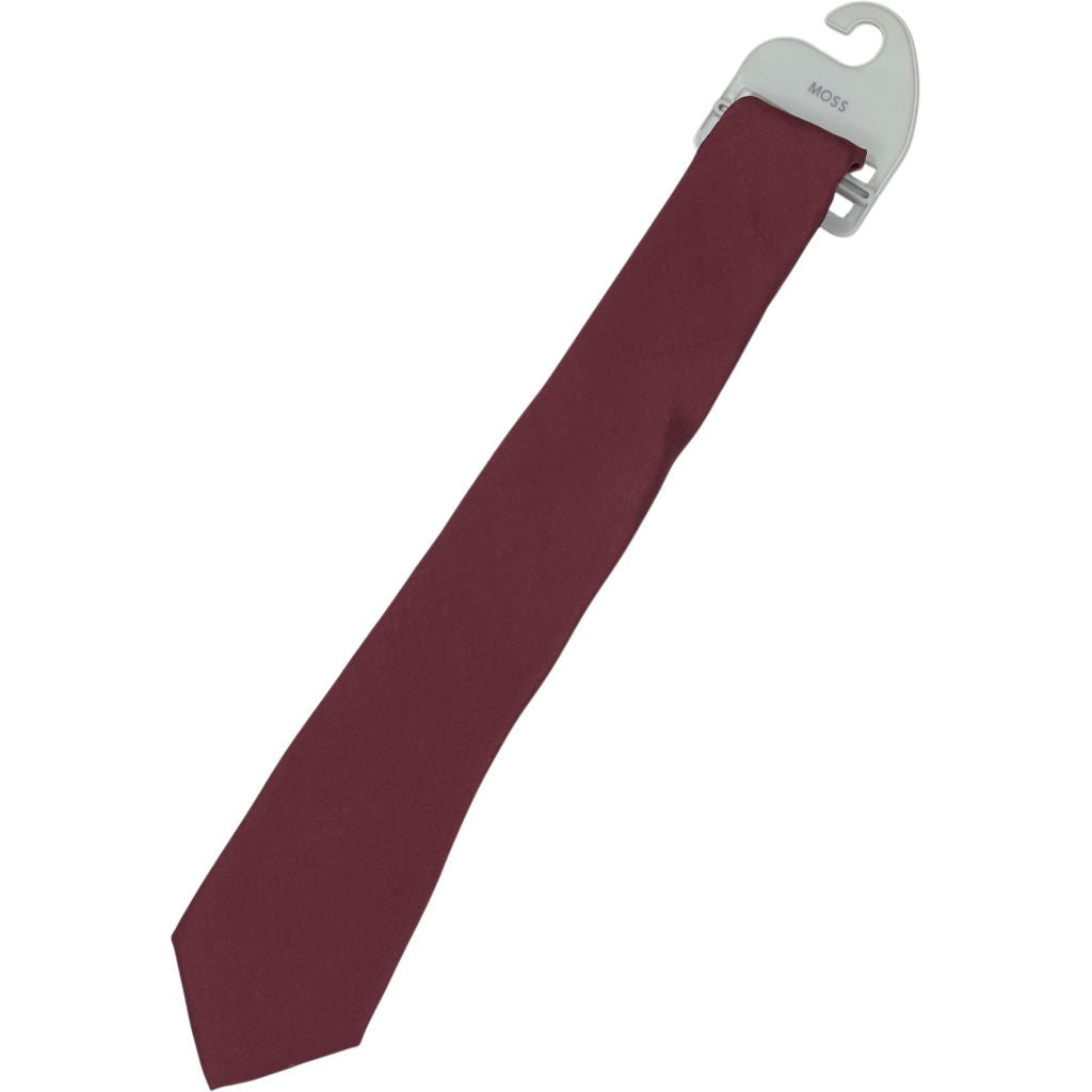 Moss Burgundy Silk Tie