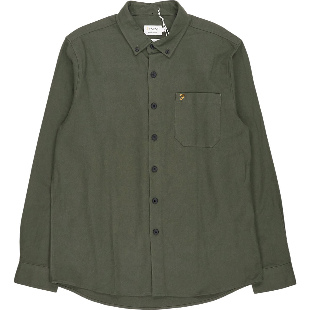 Farah Green Organic Cotton Marvin Shirt