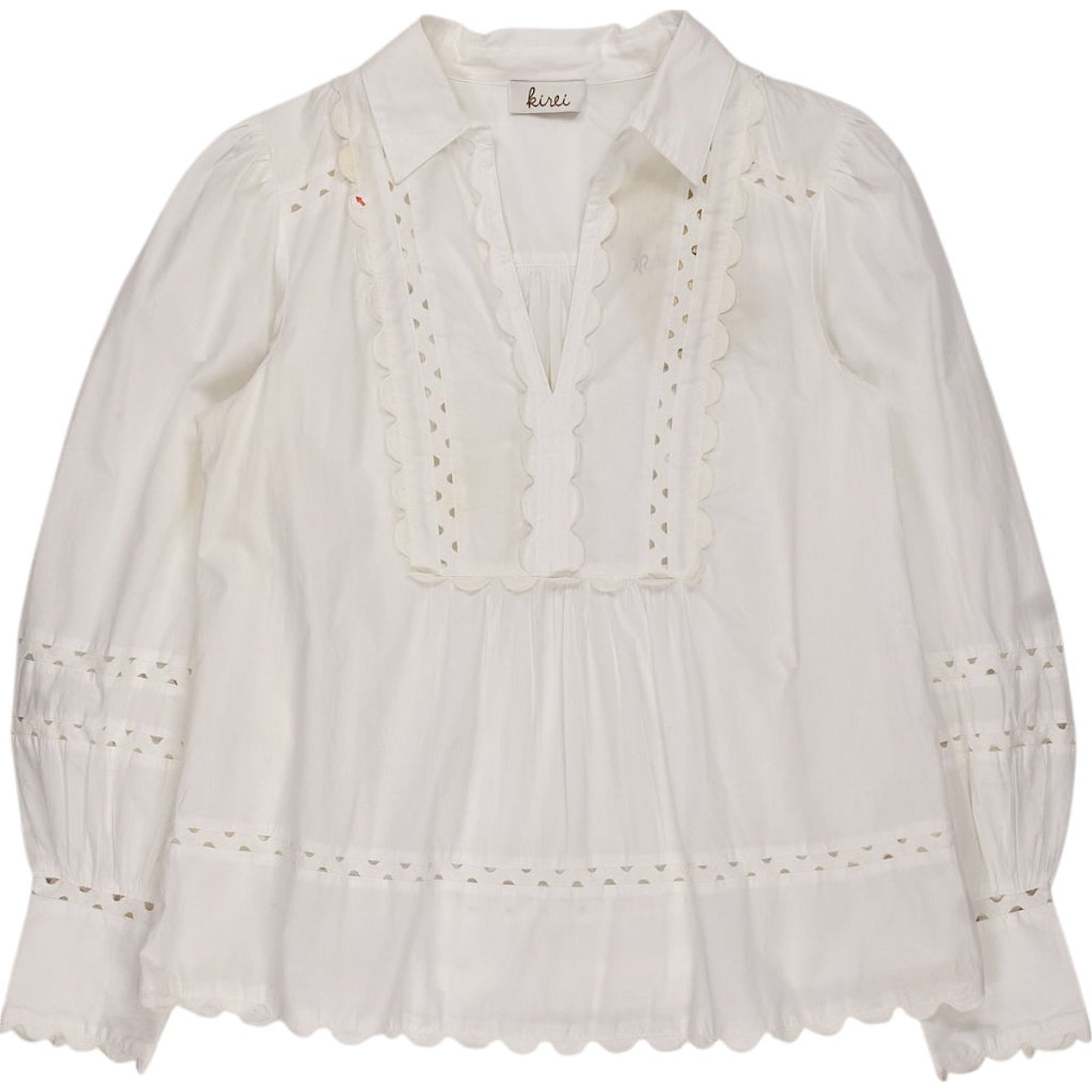 WYSE White Cotton Blouse