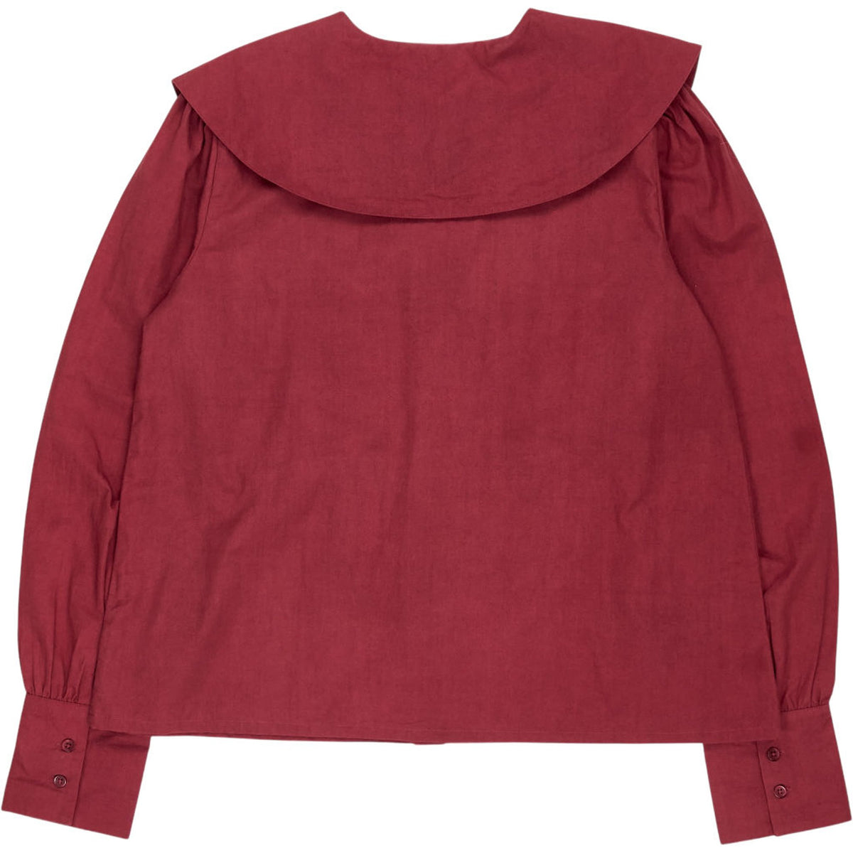 OMNES Red Helena Blouse Poplin