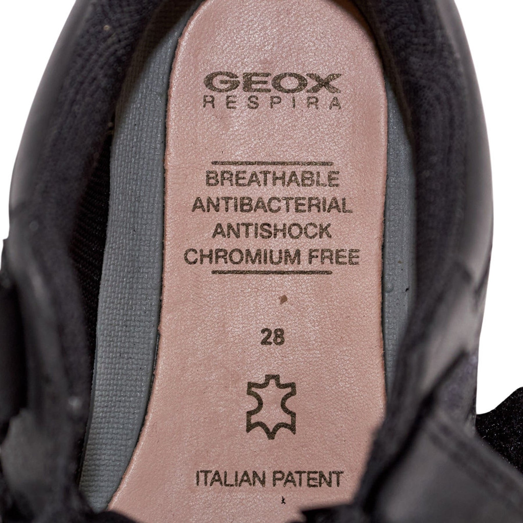 Geox Black J Savage Trainers
