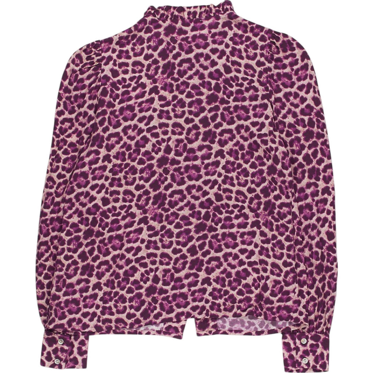Baukjen Purple Leopard Print Blouse