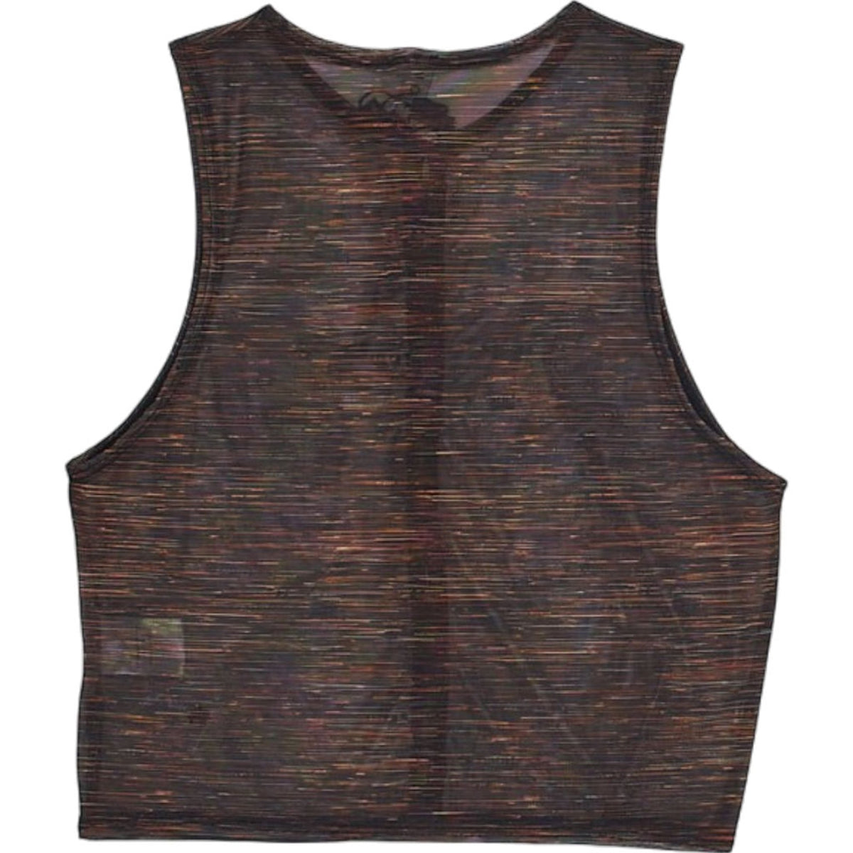 Motel Brown Sheer Moto Top