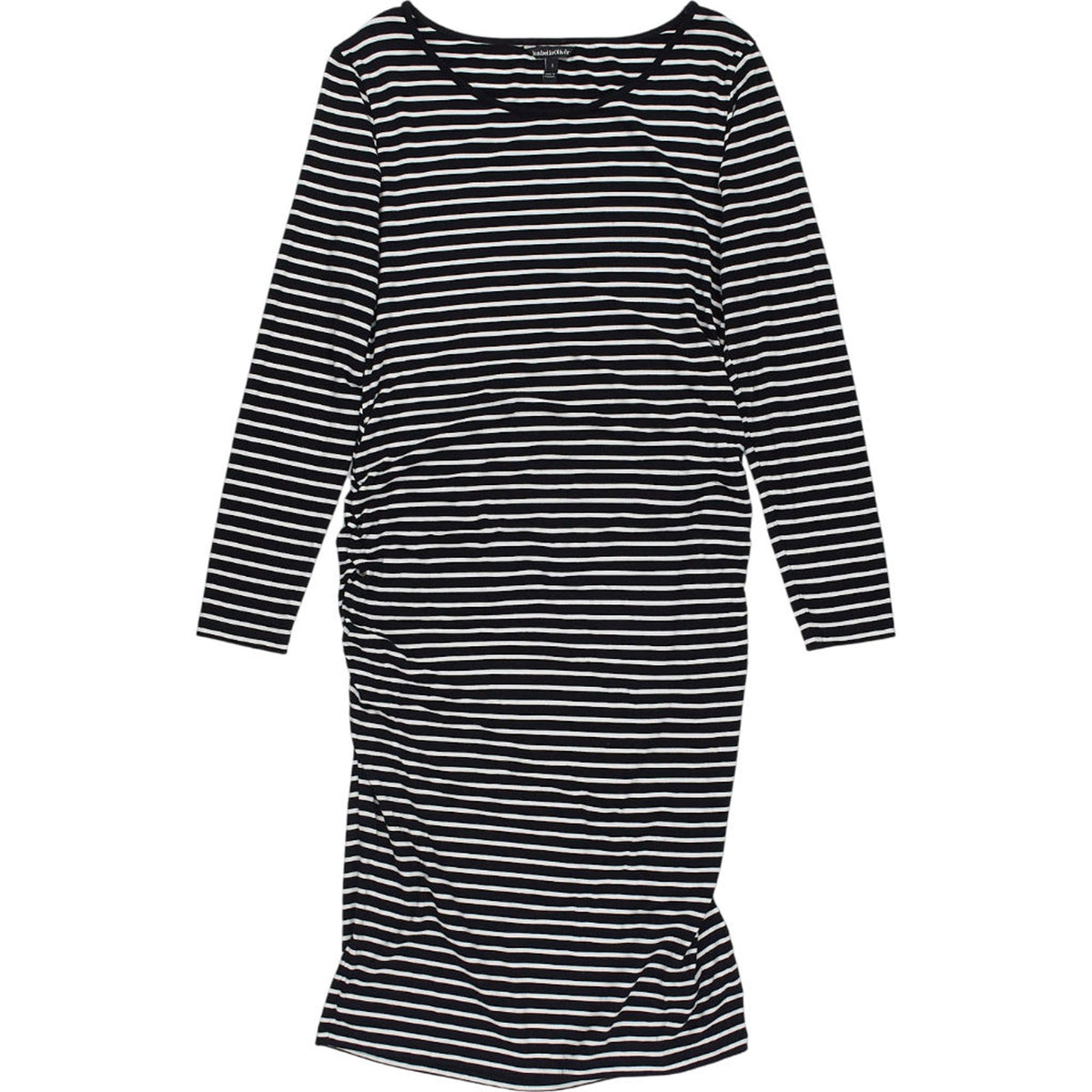 Isabella Oliver Black Striped Dress