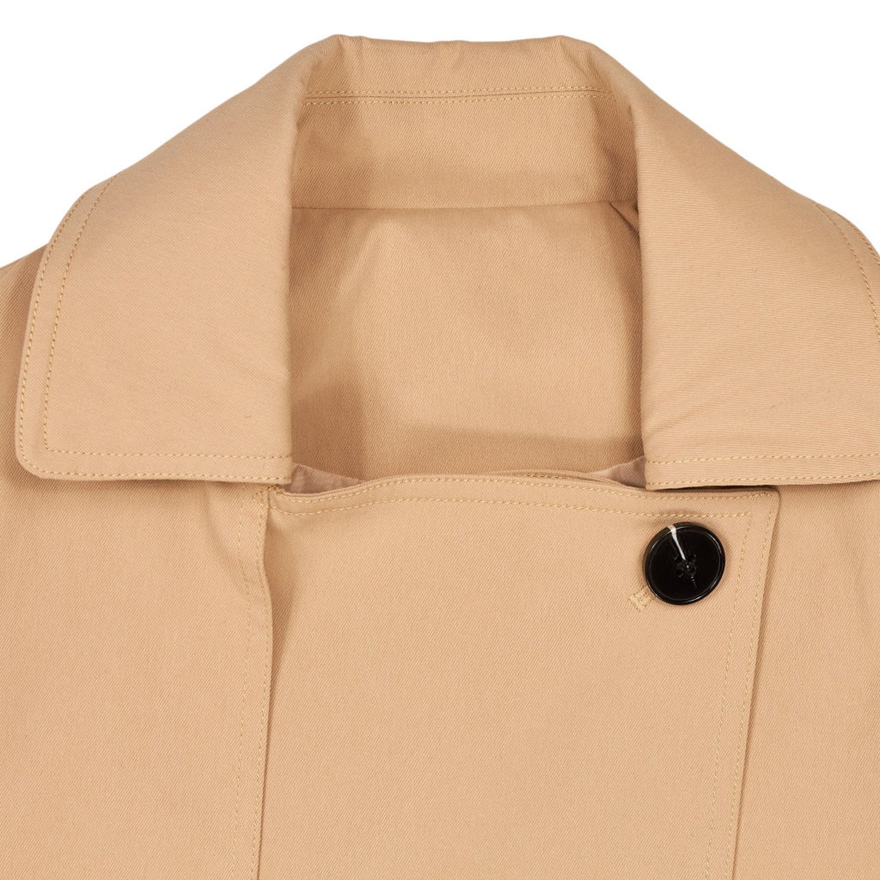 OMNES Beige Polyester Trench Coat