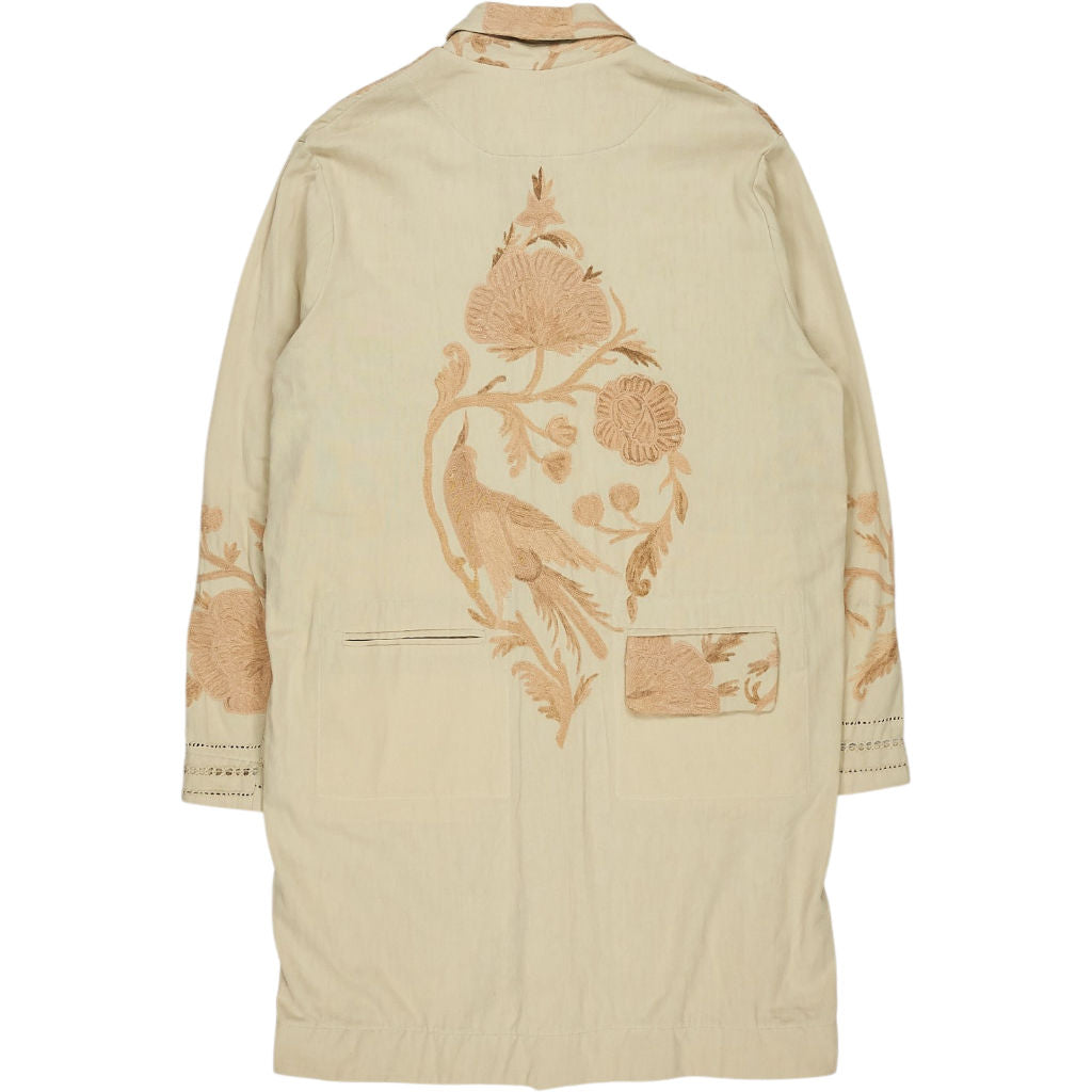 By Walid Cream Embroidered Coat