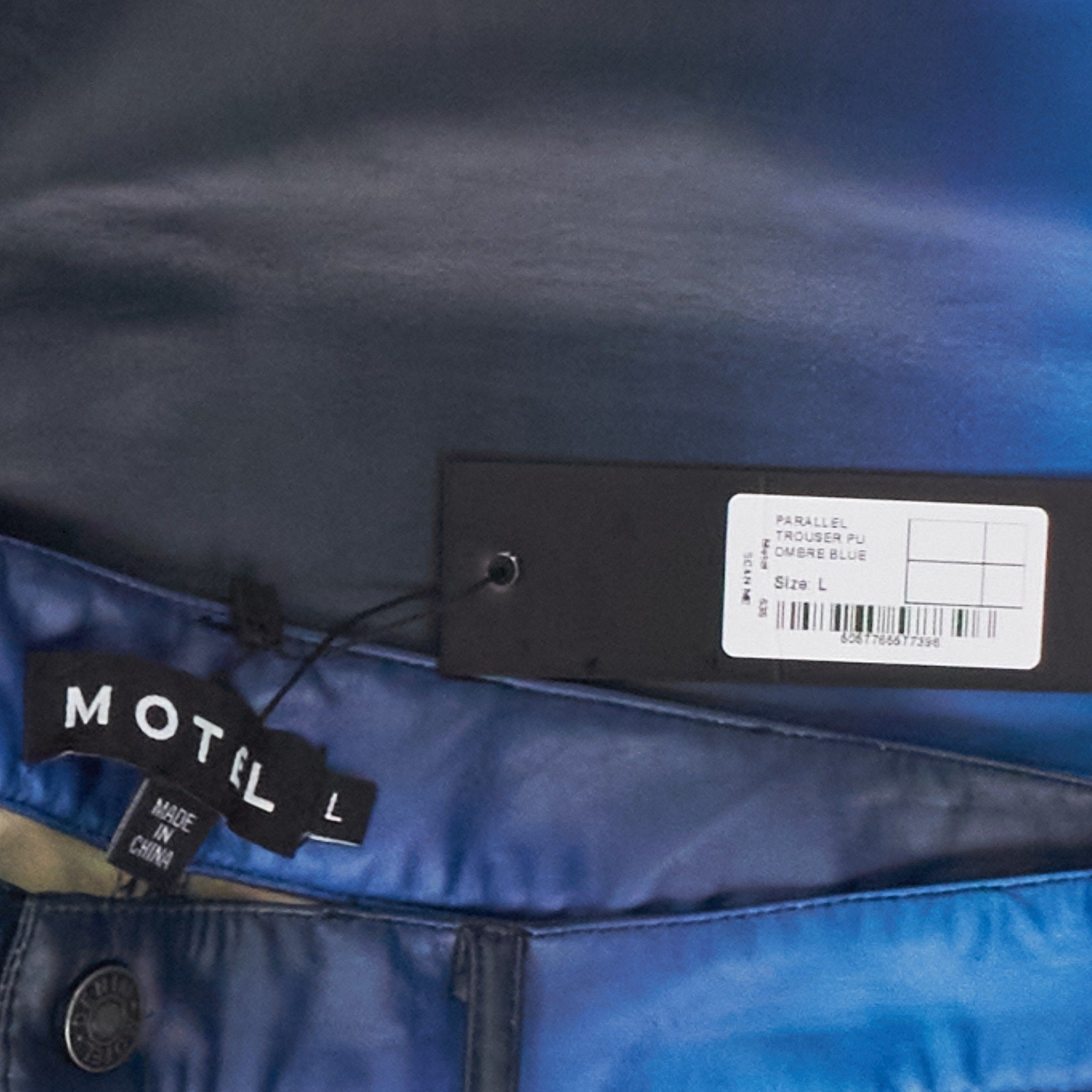 Motel Ombre Blue Parallel Trousers