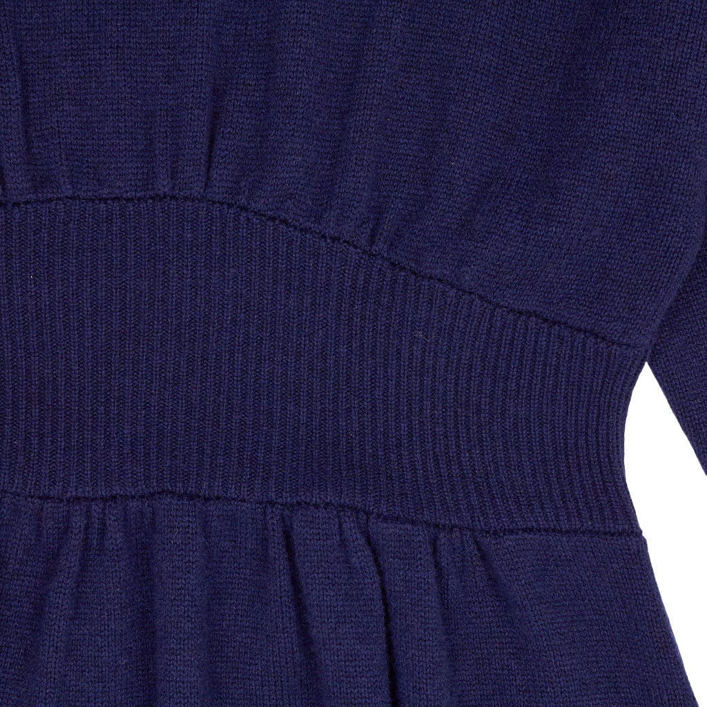 Wyse Navy Wool Dress S