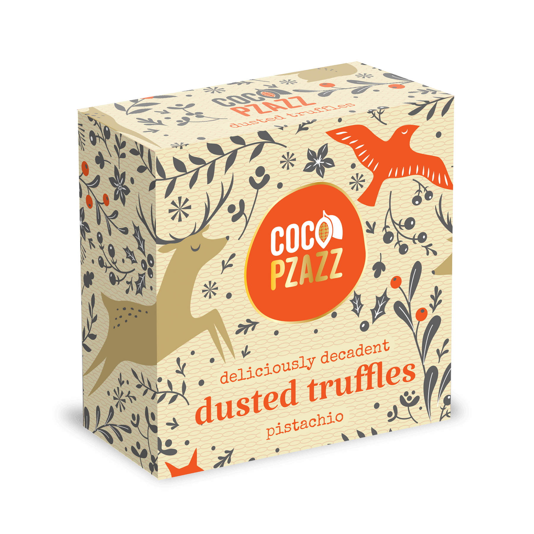 Christmas Pistachio Dusted Truffles