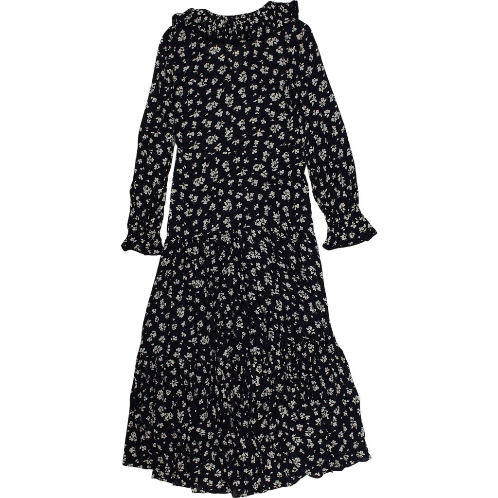 Rixo Pip Black Floral Dress Size