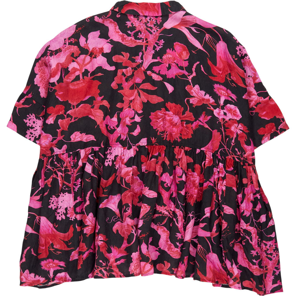 By Walid Pink Floral Blouse