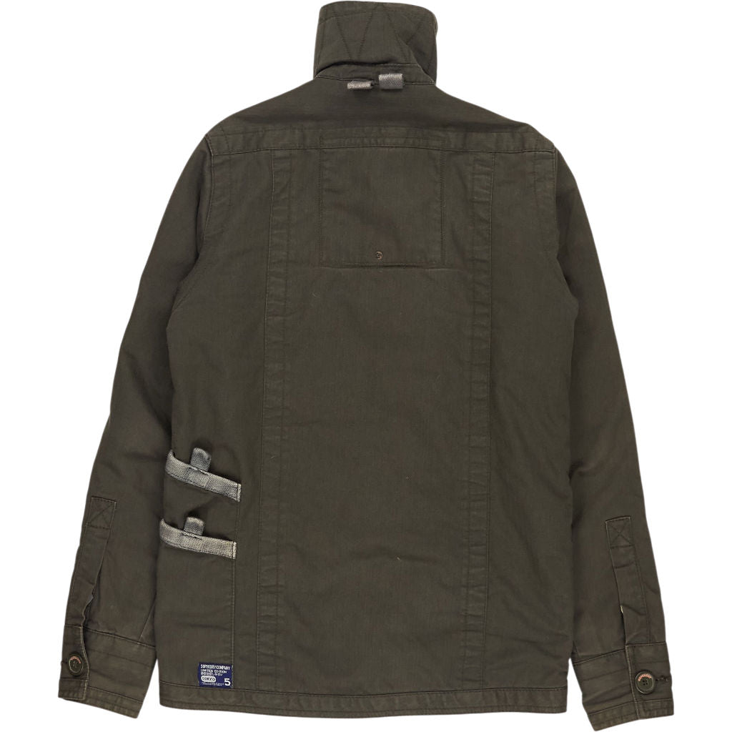 Superdry Khaki Military Shirting Jacket