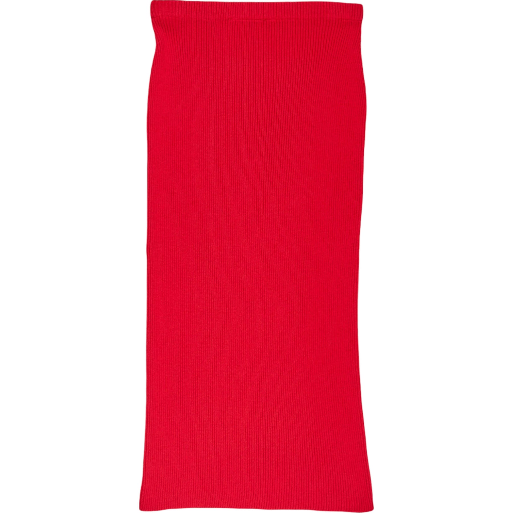 OMNES Red Ribbed Skirt