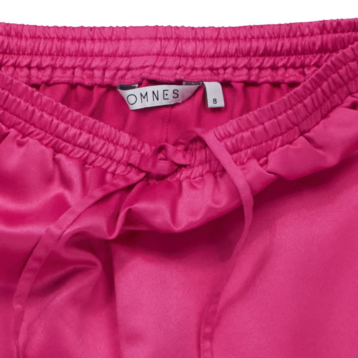 OMNES Pink Satin Joggers