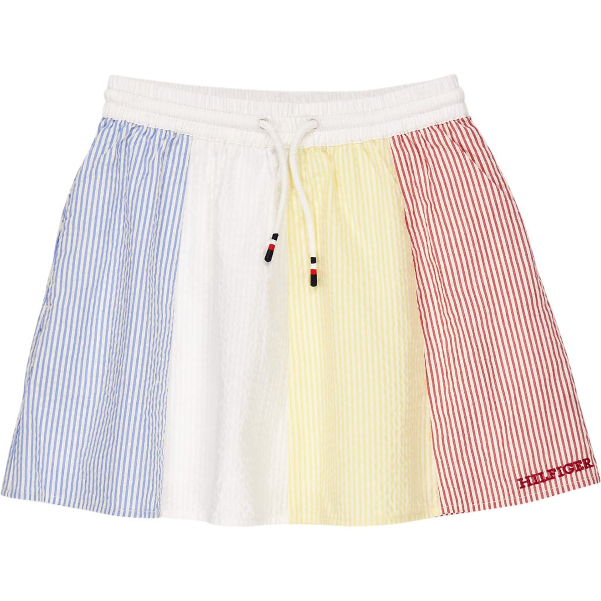 Tommy Hilfiger Multi Stripe Seersucker Skirt