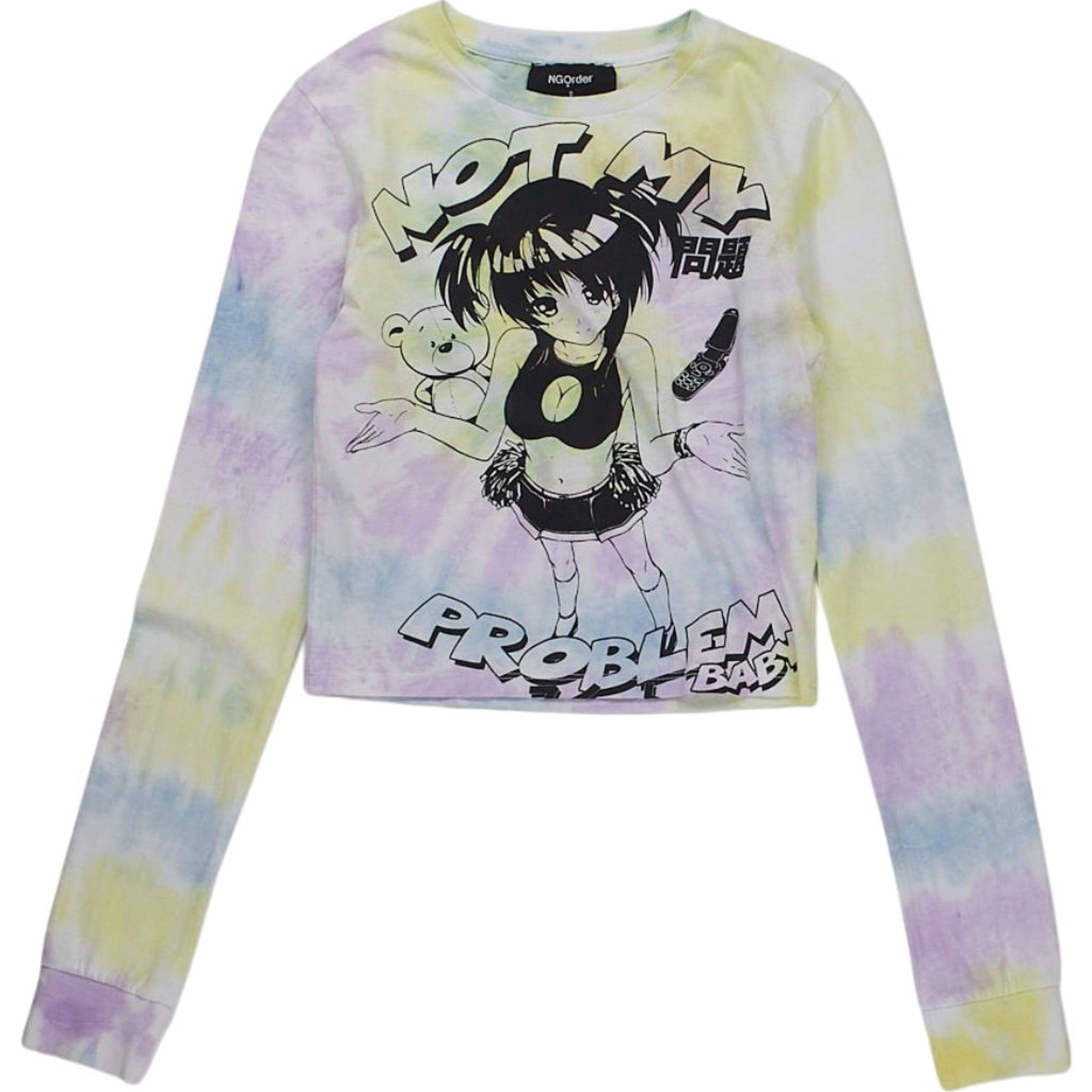 NGOrder Tie Dye Graphic Long Sleeve Top
