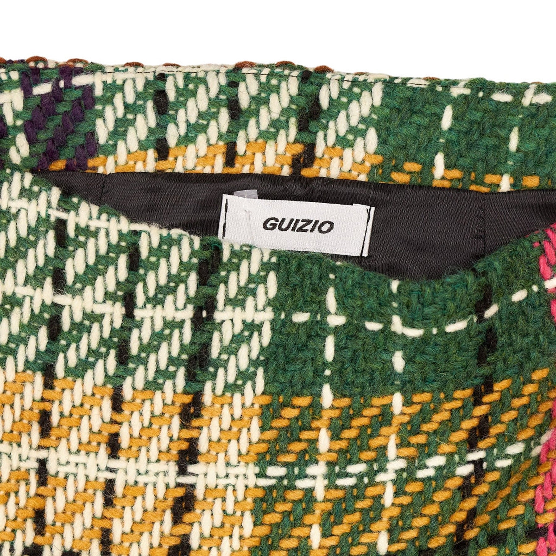 Guizio Multi Plaid Skirt