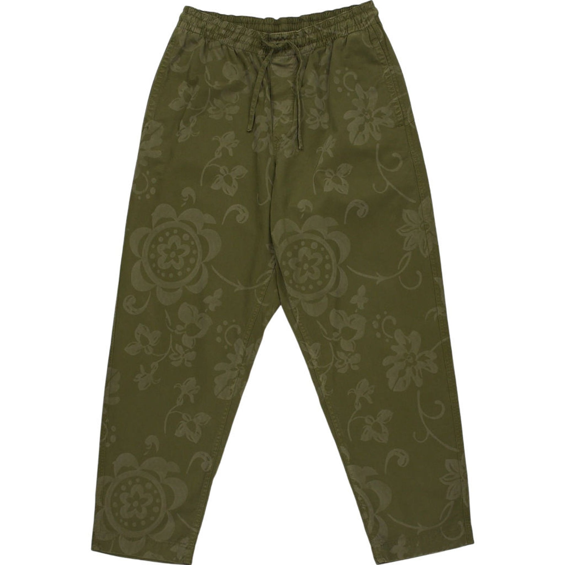 YMC Khaki Floral Pattern Trousers