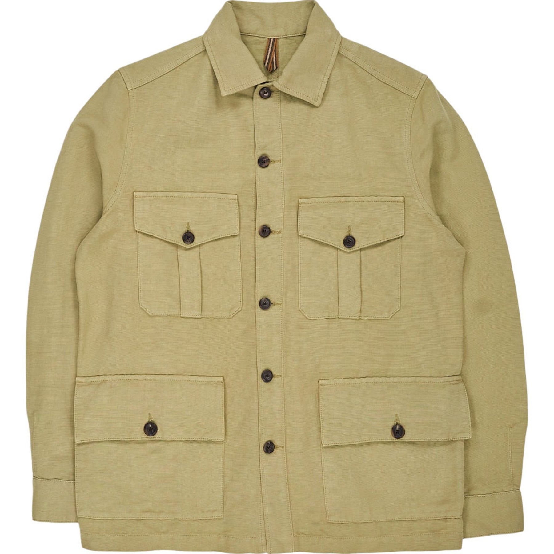 Drake's Beige Linen Jacket 38