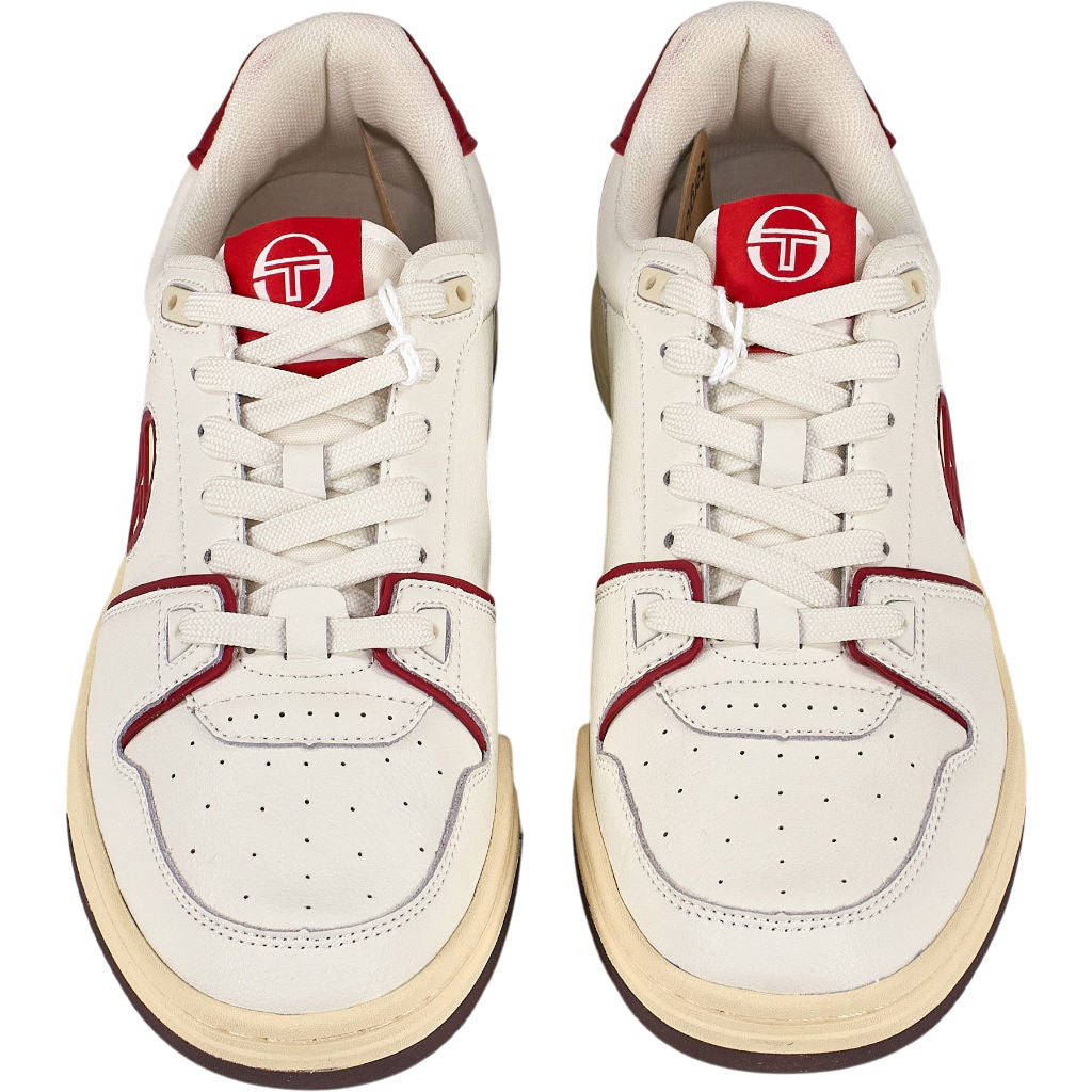 Sergio Tacchini White Red Prime Shot Trainers