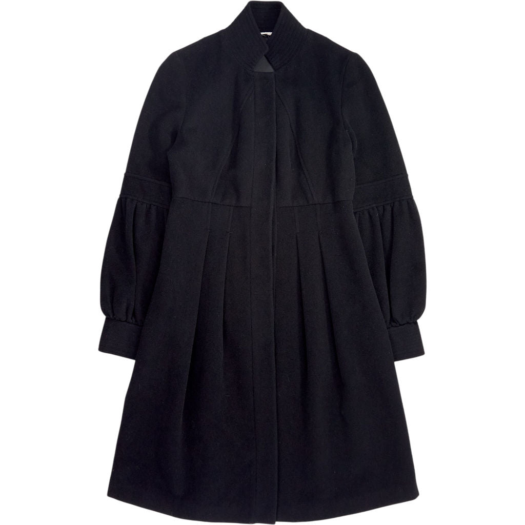 Diane Von Furstenberg Black Quinnie Coat