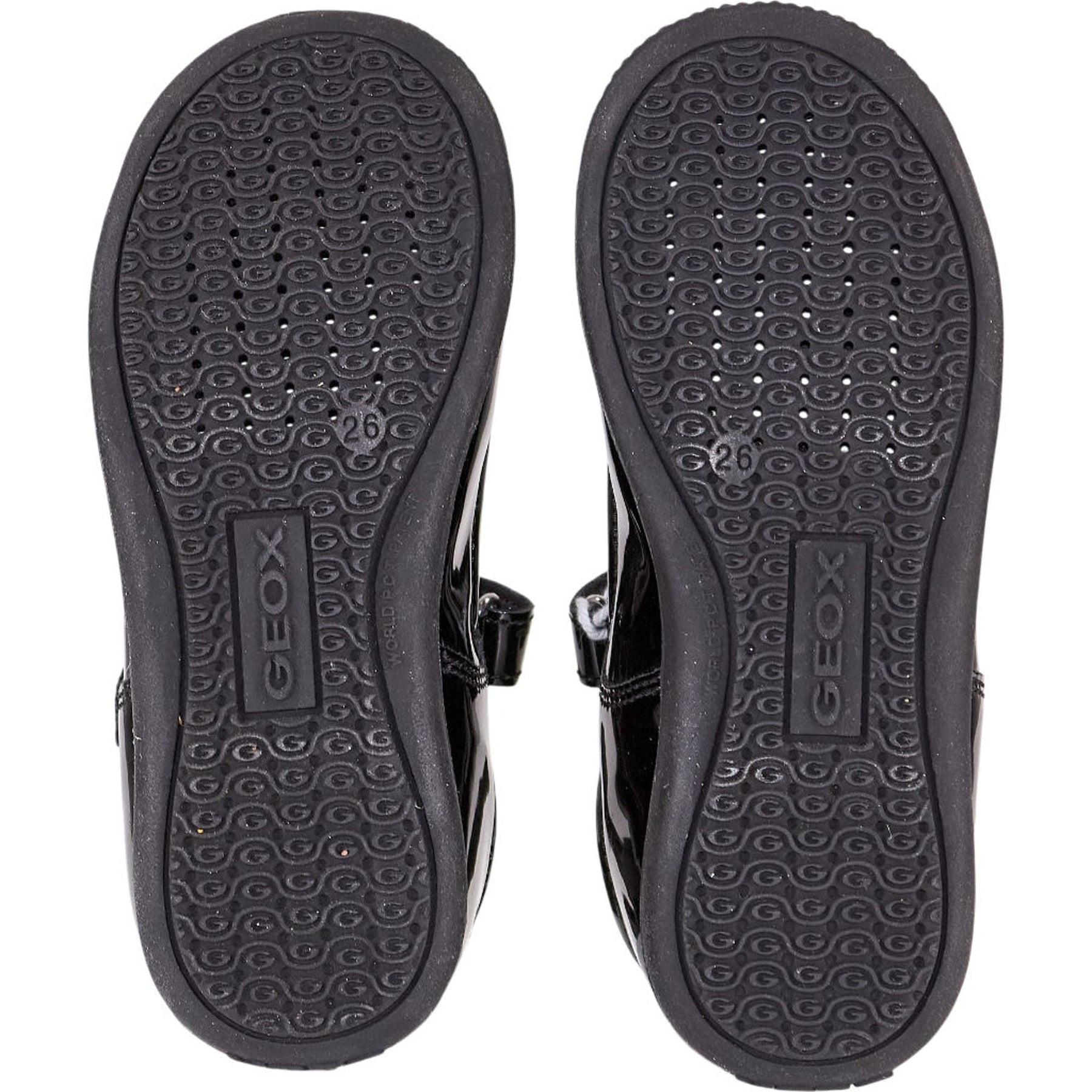 Geox Black Patent Mary Jane Shoes