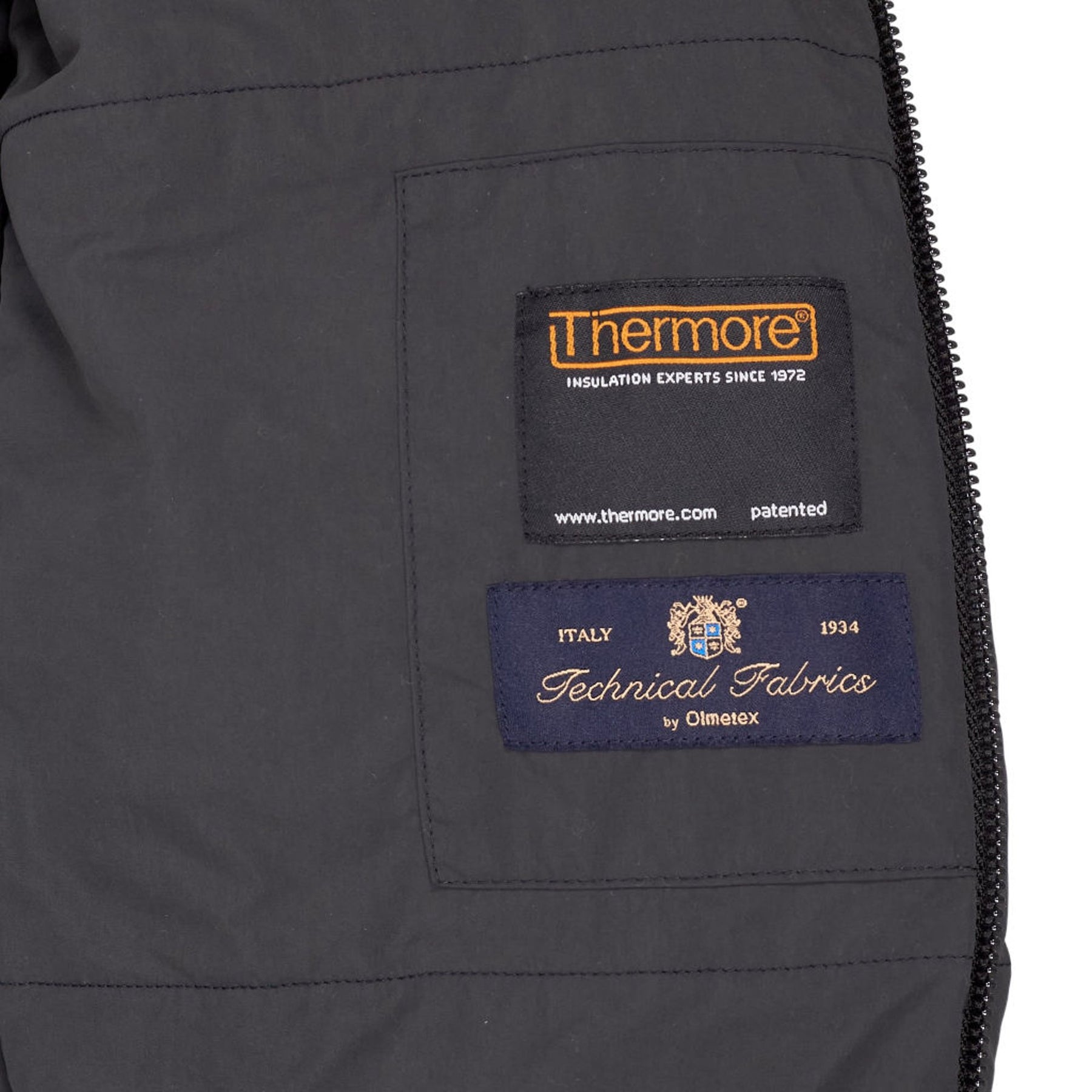 Studio Nicholson Black Padded Hooded Coat