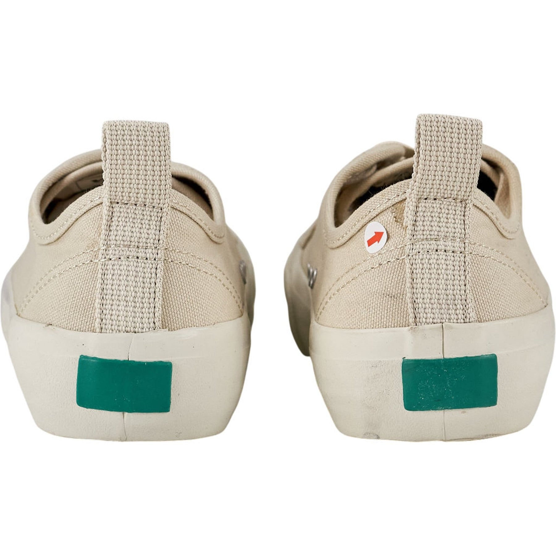 YMC Cream Canvas Trainers