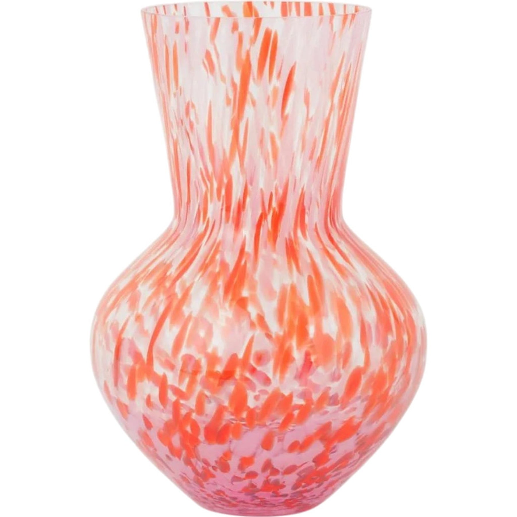 Diane Von Furstenberg X H & M Pink Orange Patterned Vase