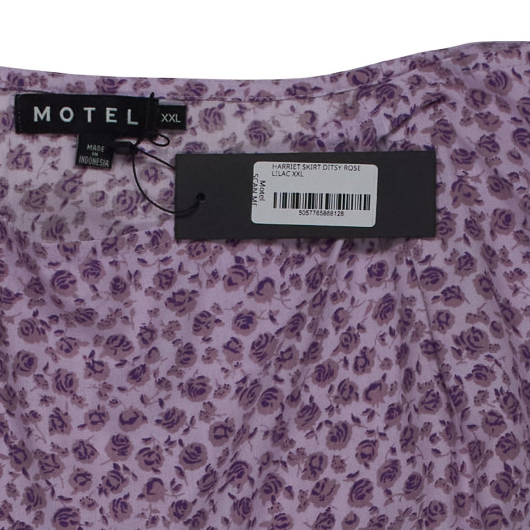 Motel Lilac Ditsy Rose Harriet Skirt