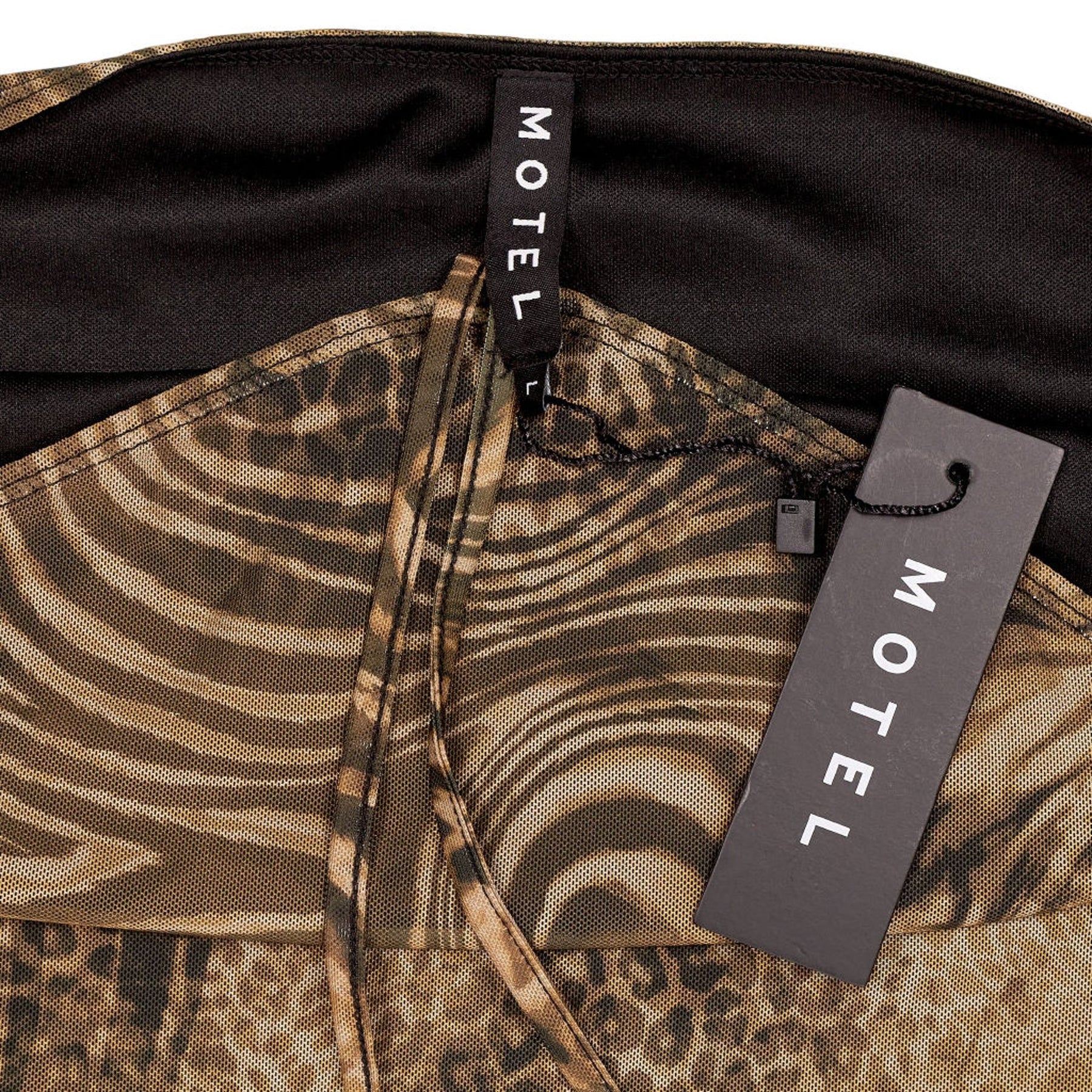 Motel Brown Cheetah Maliga Dress Strappy