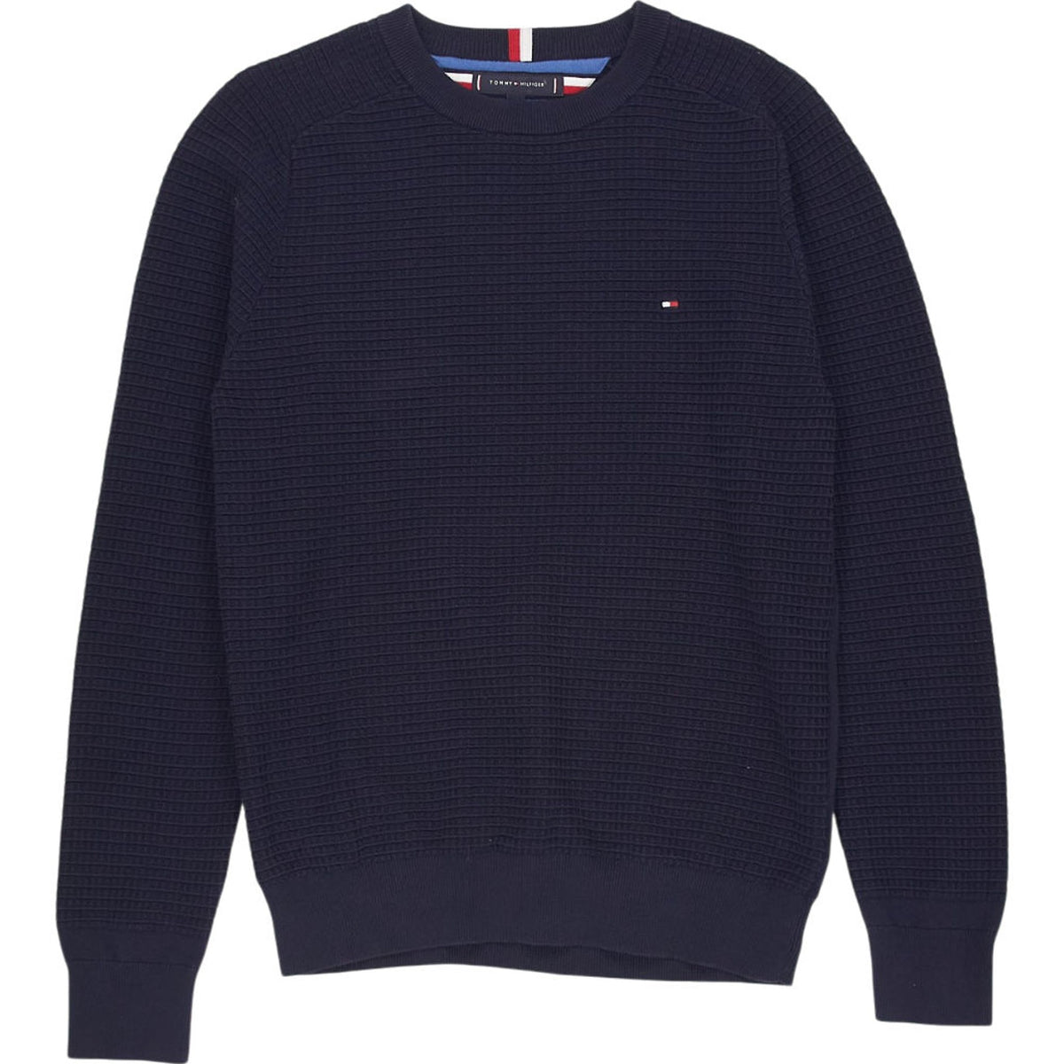 Tommy Hilfiger Navy Textured Sweater S
