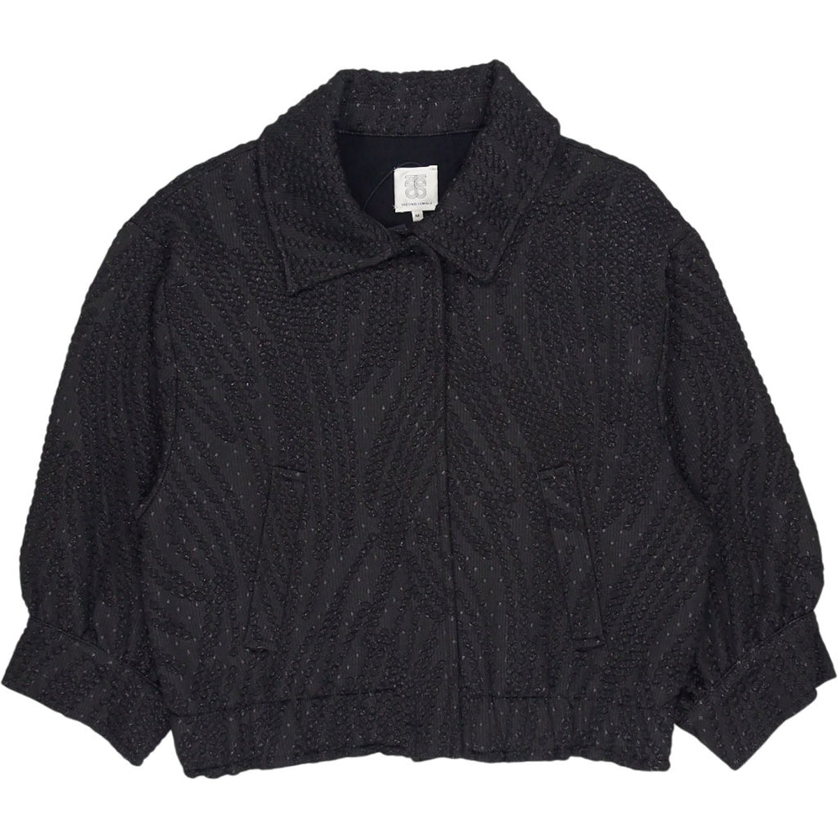 Second Female Black Brocade Jacket