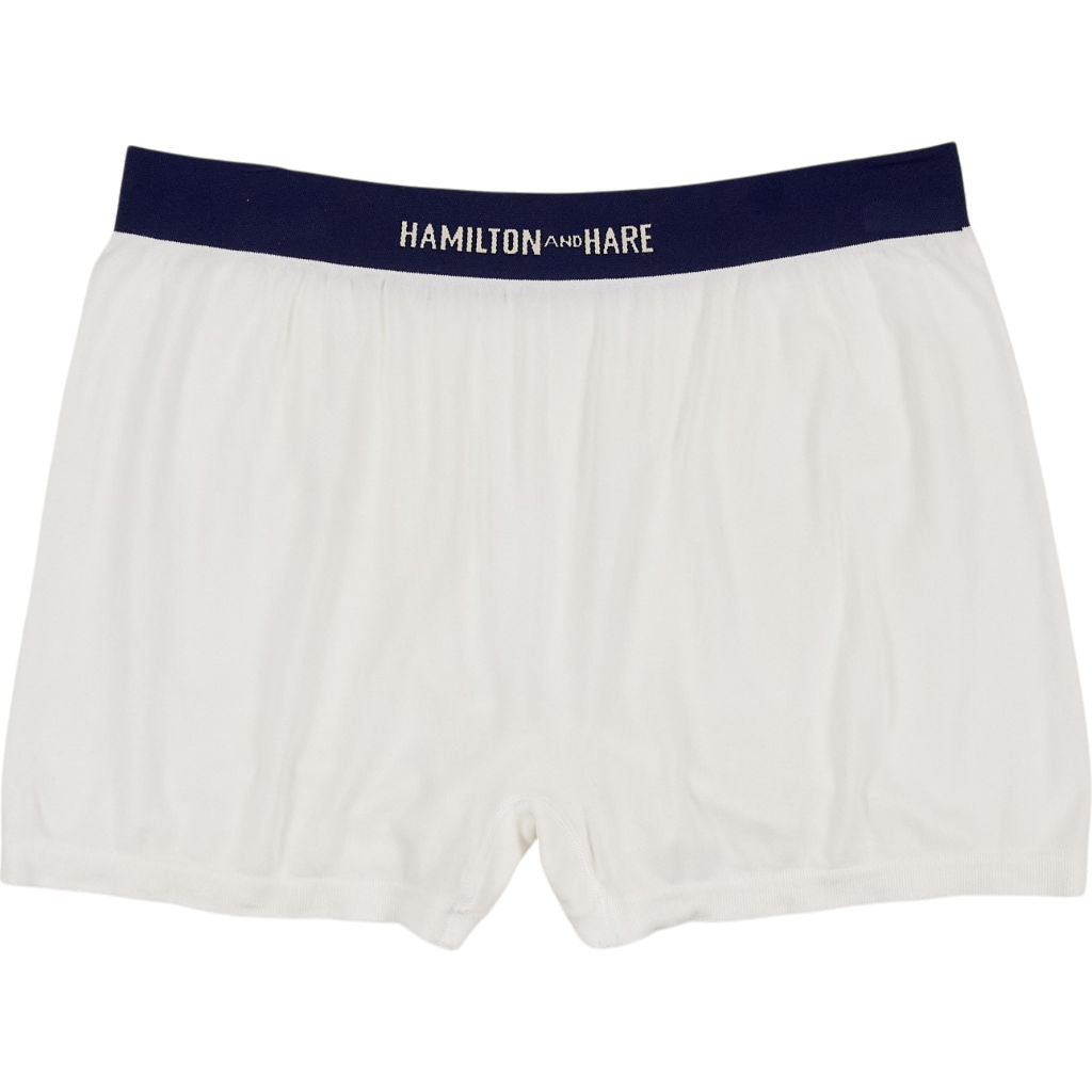 Hamilton and Hare White Boxers