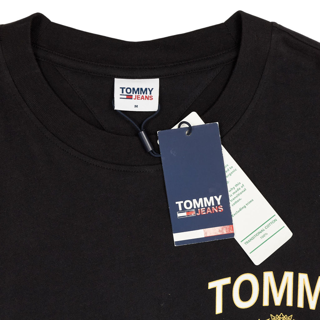 Tommy Jeans Black Crest T-Shirt