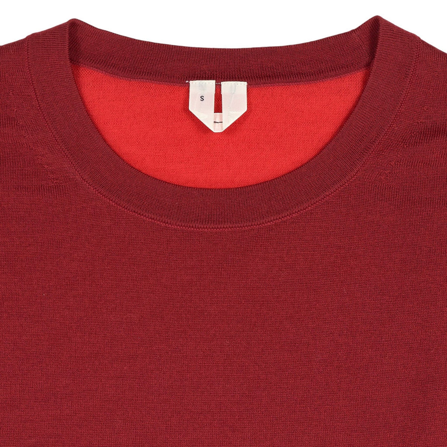 Arket Red Super Fine Merino Knitwear