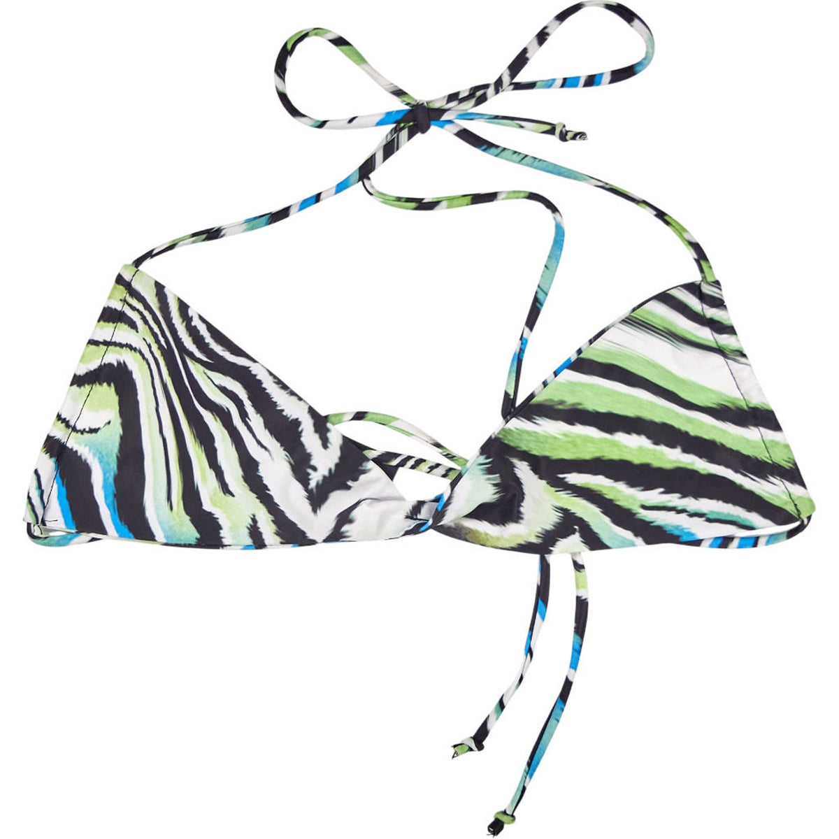 Motel Zebra Print Lante Bikini Top