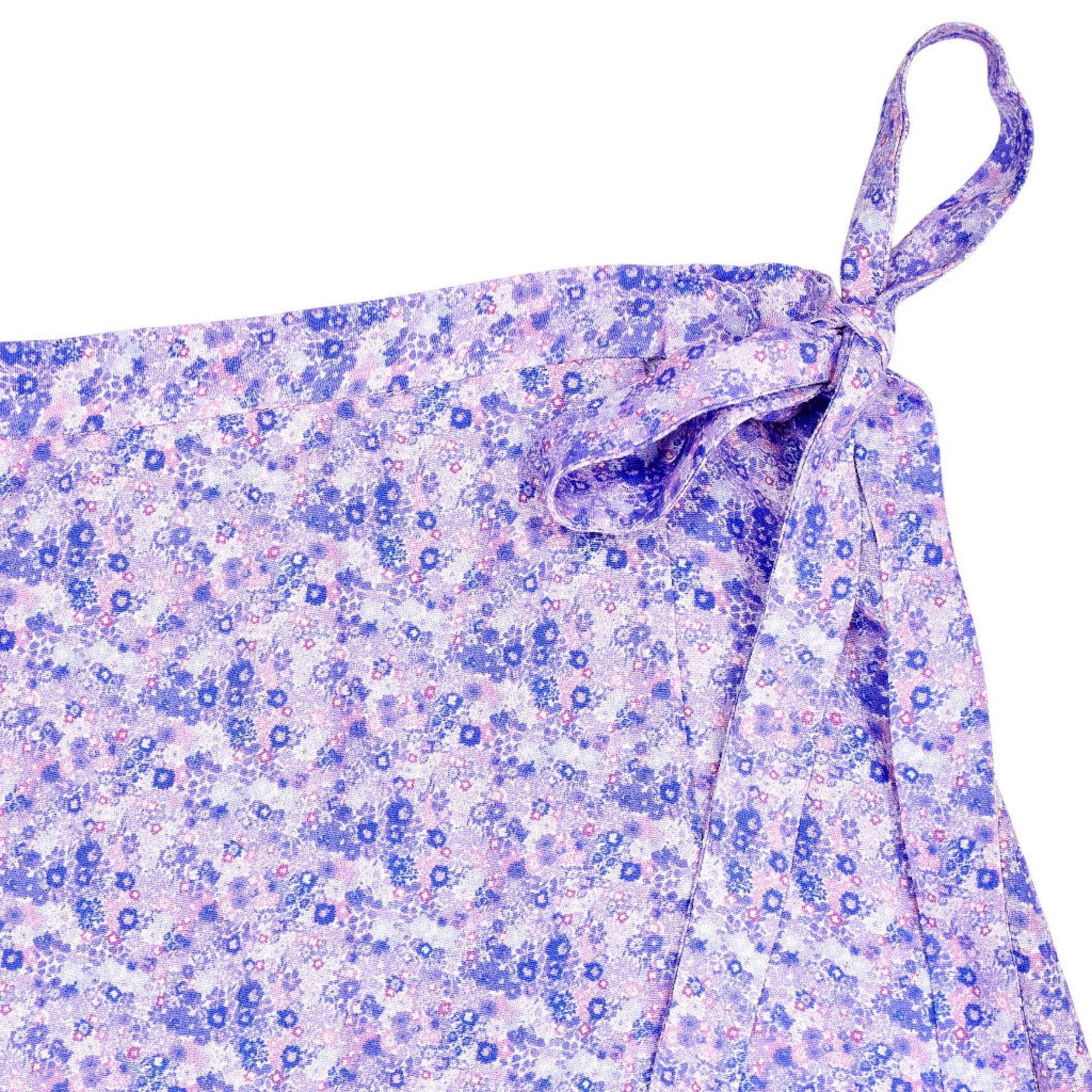 Omnes Purple Floral Midi Skirt