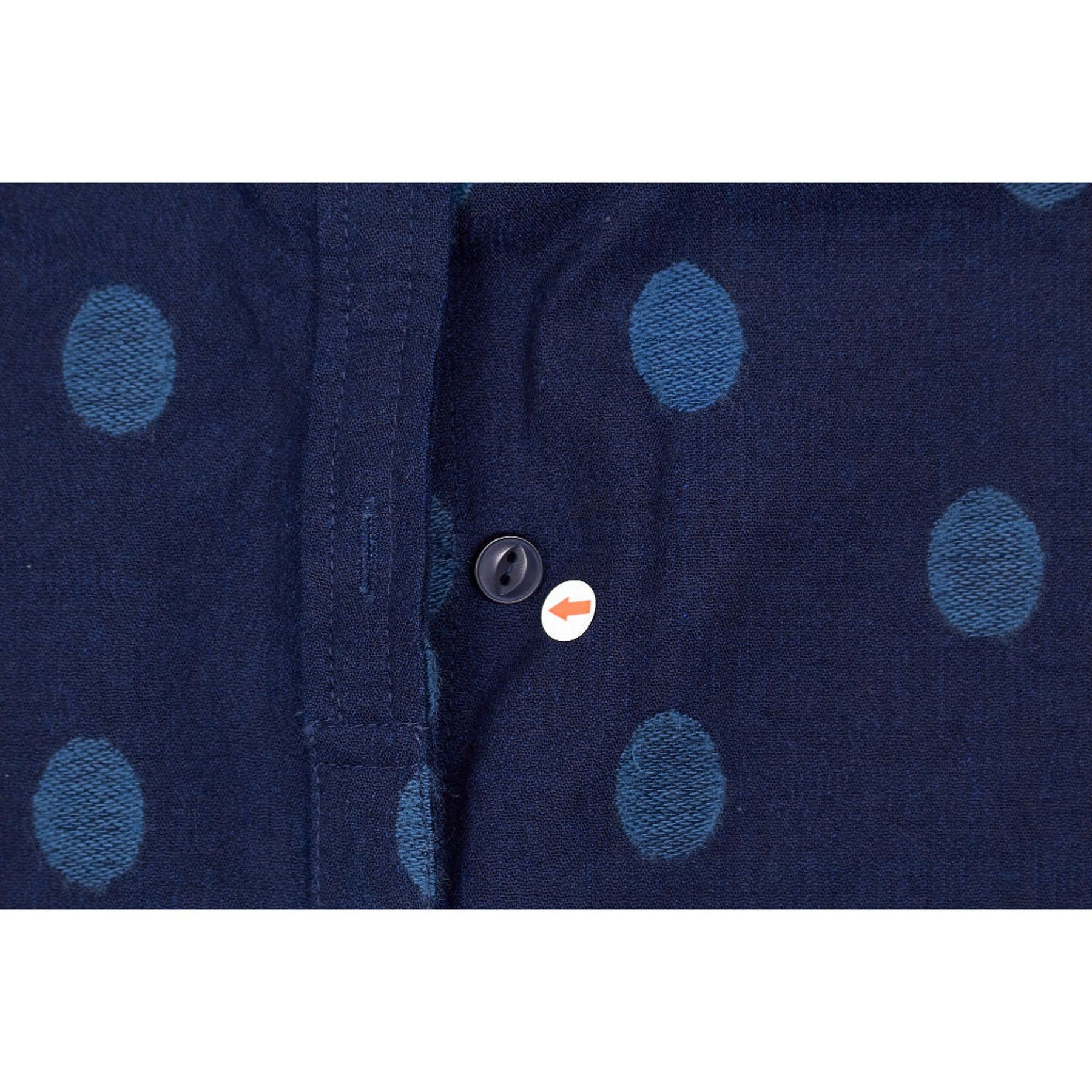 YMC Indigo Polka Dot Marianne Shirt