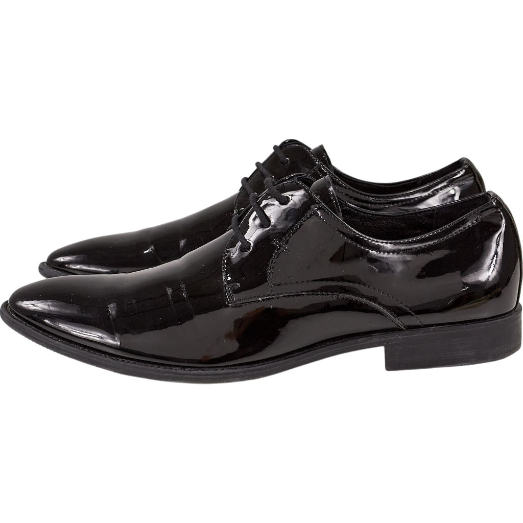 Moss Black Patent Leather Shoes EU 44, UK 11