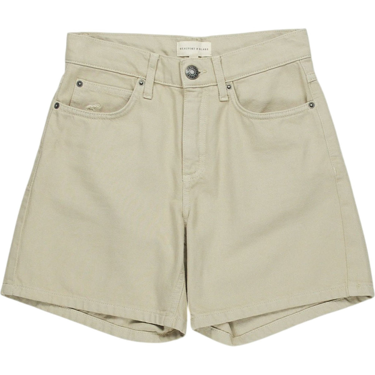 Beaufort & Blake Beige Denim Shorts