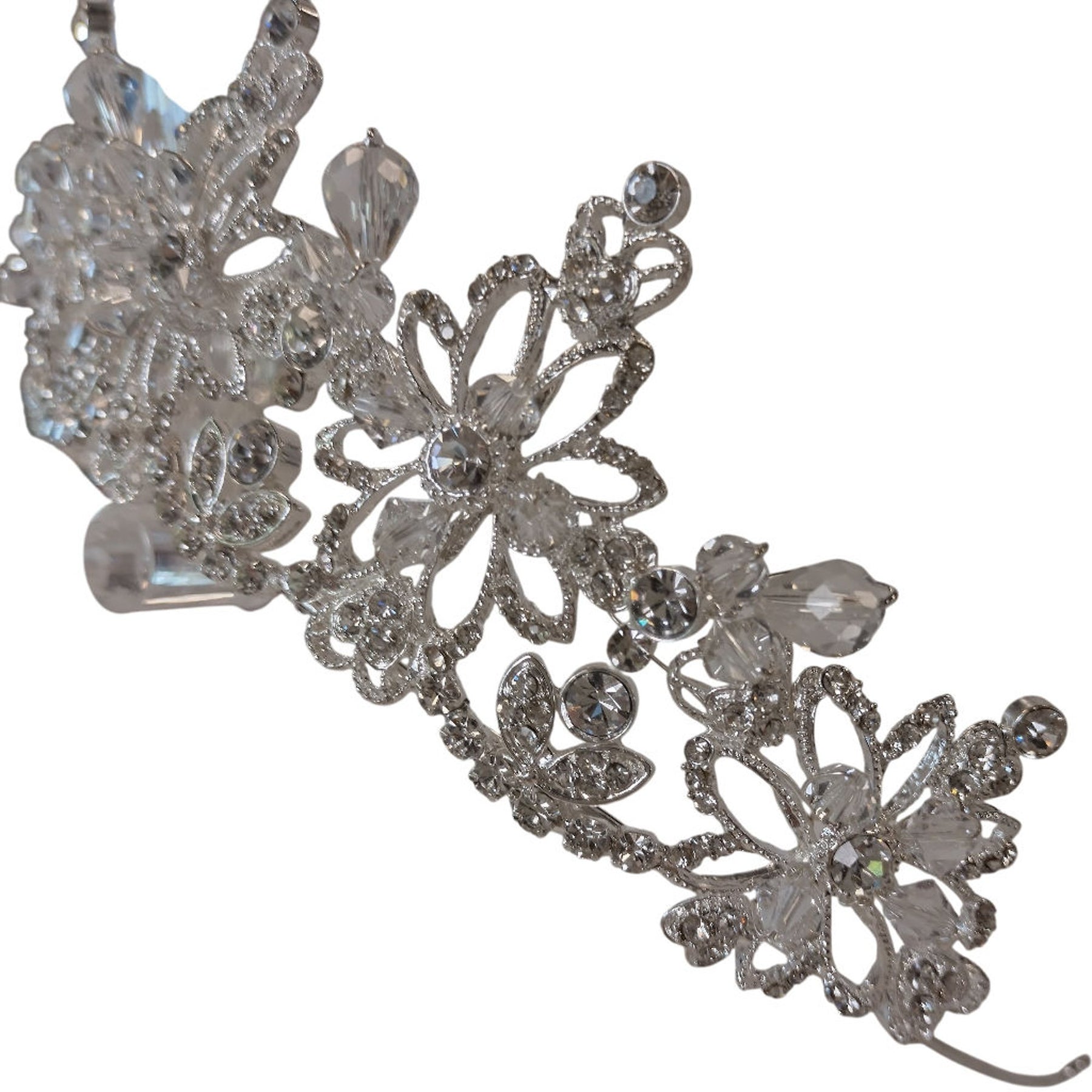 Silver Crystal Bridal Tiara