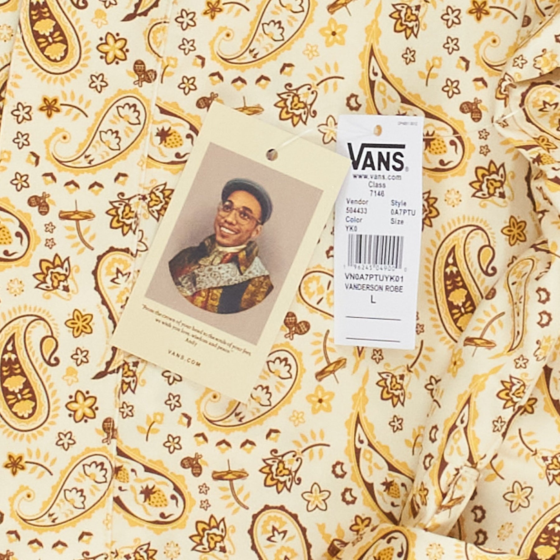 Vans x Anderson Paak Vanderson Yellow Paisley Robe