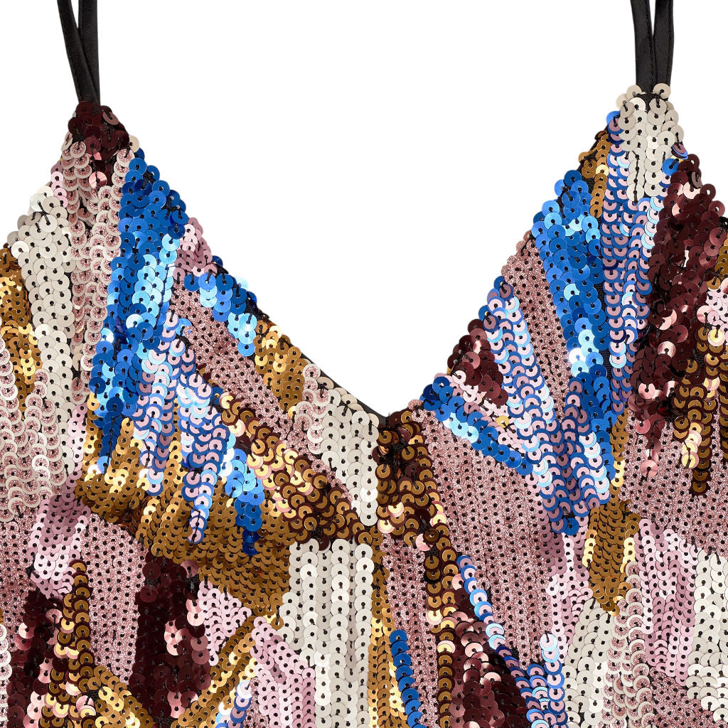 Superdry Multi Sequin Deco Mini Dress