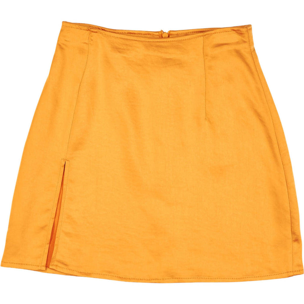 Motel Tangerine Satin Shenka Skirt