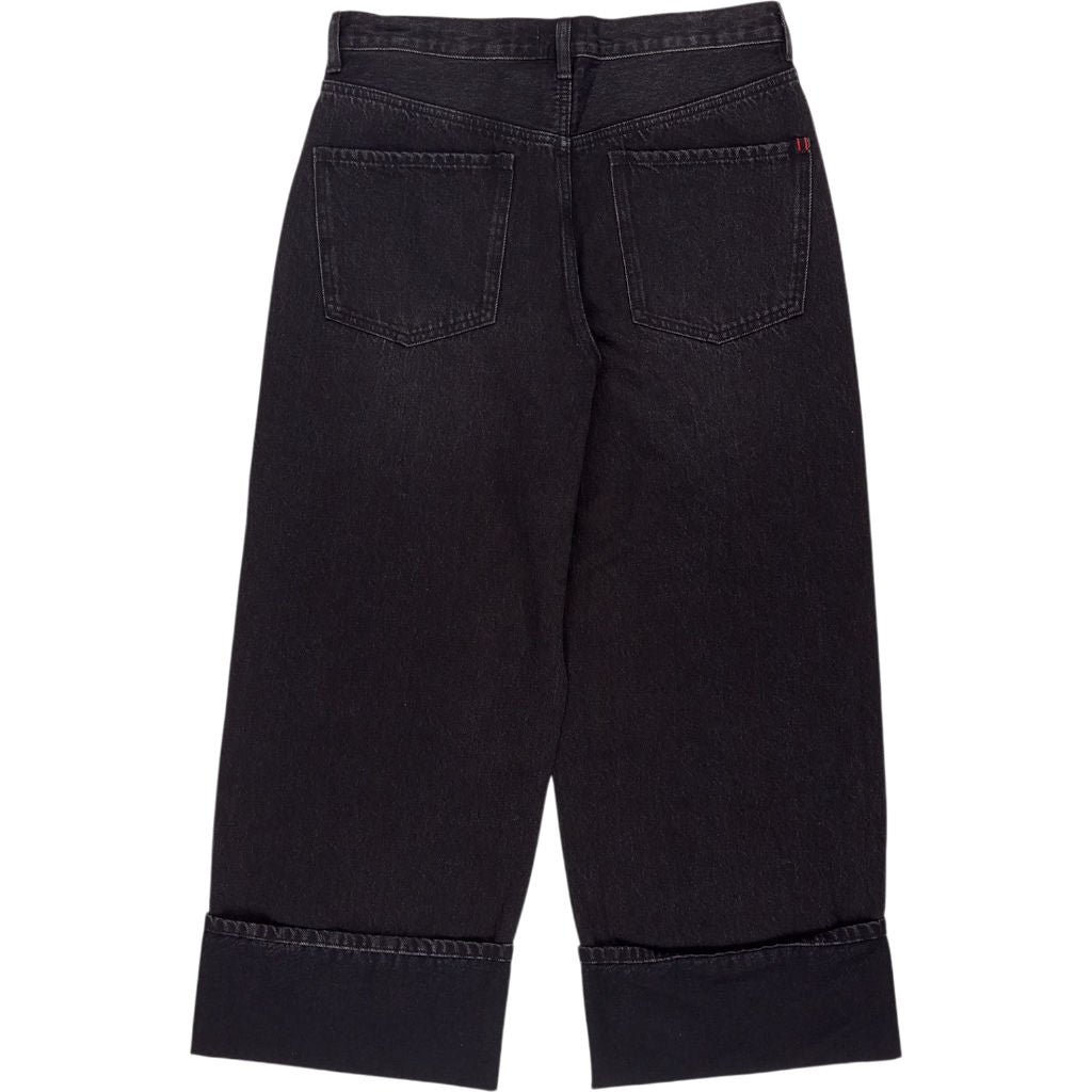 Hush Black Cotton Wide Leg Jeans